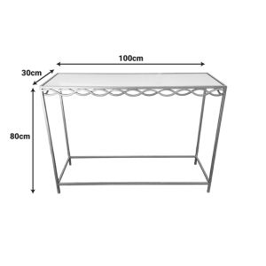 Console table Benda metal in gold color 100x30x80cm
