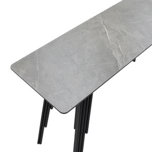 Console table Lifo Mdf dark gray 120x40x75cm