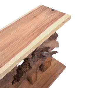Console table Naturally Nasiol teak in natural color 120x40x75cm
