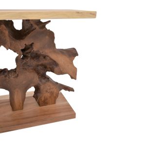 Console table Naturally Nasiol teak in natural color 120x40x75cm