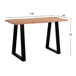 Конзолна маса Sofia Slim дърво акация масив Hm8503,11