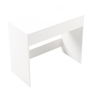 Console dressing table for bedroom Artemisia in white 90x45x76.8 cm