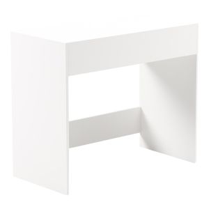 Console dressing table for bedroom Artemisia in white 90x45x76.8 cm