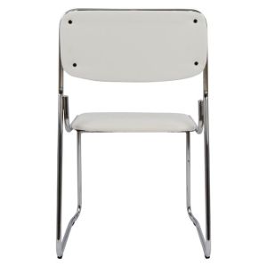 Conference office chair Hm1019.02 white color 48.5x51.5x77cm