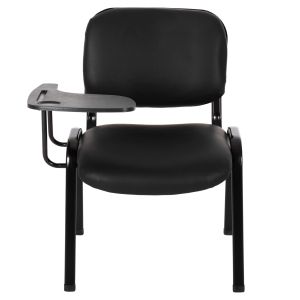 Conference chair with desk, black fabric HM11942