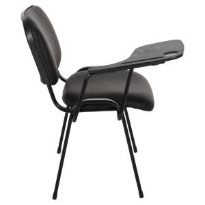 Conference chair with desk, black fabric HM11942