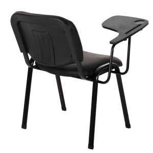 Conference chair with desk, black fabric HM11942