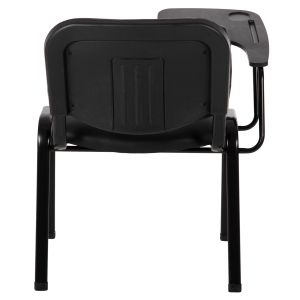 Conference chair with desk, black fabric HM11942
