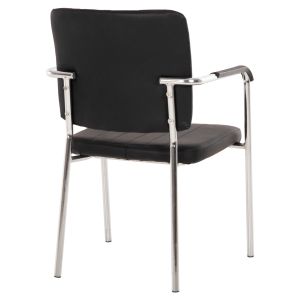Conference chair with armrests, black 56.5x59x85cm Hm1070.01