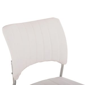 Conference chair, white 52x60x85cm Hm1071,02
