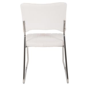 Conference chair, white 52x60x85cm Hm1071,02
