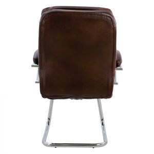 Conference chair, brown 65x52x105cm Hm1100,09