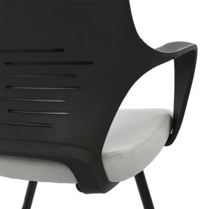 Conference chair, gray and black frame 64x60x94.5cm Hm1074.21