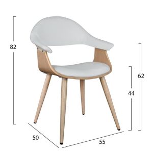 Conference armchair Superior Pro, sonoma/white color Hm1111,02