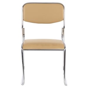 Conference/guest chair Mabel, chrome frame-mocha Pu 47x48x78hcm Hm1019,07