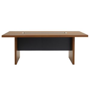 Conference table Oscar 5cm walnut/anthracite 240x120x76cm