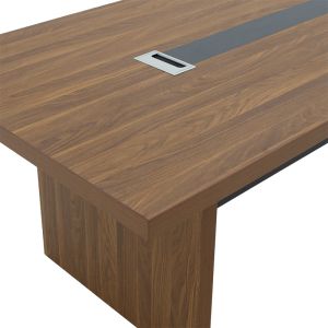Conference table Oscar walnut/anthracite 200x100x76cm