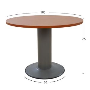 Conference table in cherry color D105x75cm Hm2054.13