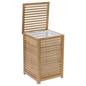 Africa laundry basket in natural color, 40x38x58cm