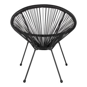 Armchair Acapulco black Hm5872,01 70x73x79cm