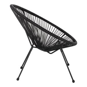 Armchair Acapulco black Hm5872,01 70x73x79cm