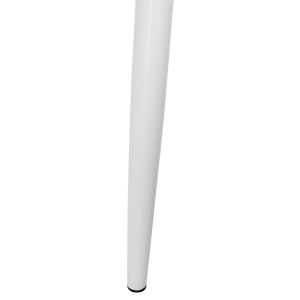 Ariadne armchair, 31 white polypropylene-white metal legs 62x54x81hcm Hm8001