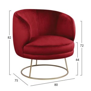 Armchair Arien Sour Cherry Hm8403,06