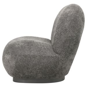 Beany armchair Hm9591,01 gray bouclé 85x82x77hcm