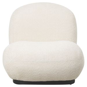 Beany armchair, boucle, ecru color, 85x82x77hcm, Hm9591.06