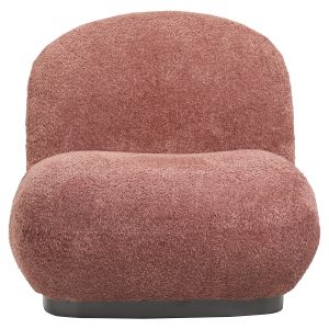 Beany armchair pink boucle 85x82x77hcm Hm9591,02