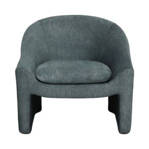 Armchair Berza textile damask anthracite 76x76x71cm