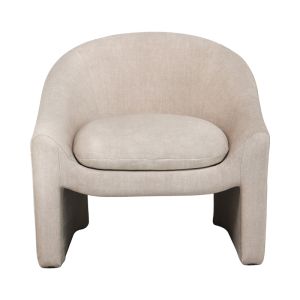 Armchair Berza textile fabric beige color 76x76x71cm