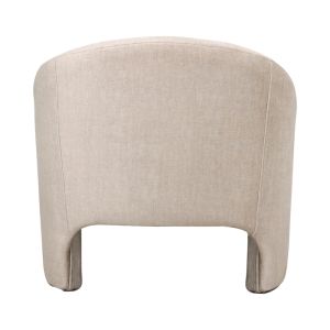 Armchair Berza textile fabric beige color 76x76x71cm