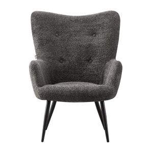 Armchair Cy-06 gray textile