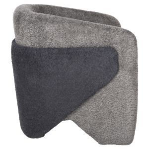 Doper armchair, boucle, grey/blue anthracite 68x72x76hcm Hm9590,01