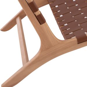 Felipe armchair natural wood Hm9326,01