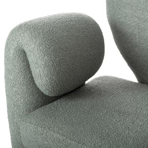 Armchair Hartt boucle pistachio color 84x74x87hcm Hm9777,07