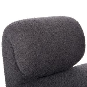 Armchair Hartt gray bouclé 84x74x87hcm Hm9777,01