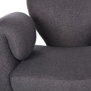 Armchair Hartt gray bouclé 84x74x87hcm Hm9777,01