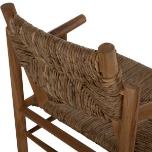Armchair Hm9378 made of solid teak wood