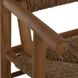 Armchair Hm9378 made of solid teak wood