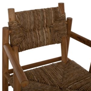 Armchair Hm9378 made of solid teak wood