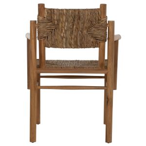 Armchair Hm9378 made of solid teak wood