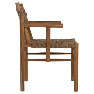 Armchair Hm9378 made of solid teak wood