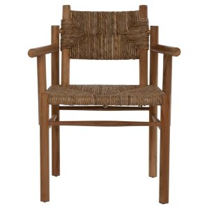 Armchair Hm9378 made of solid teak wood