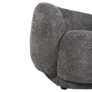 Armchair Karpen Freya Hm9600,01 gray bouclé 93x87x78hcm