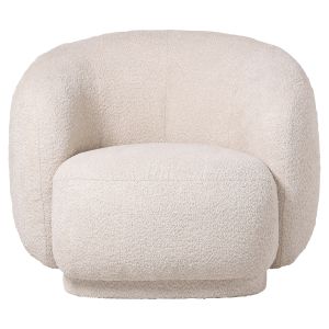 Кресло Karpen Freya Hm9600,06 букле цвят екрю 93x87x78hcm
