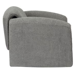 Armchair Laforge Hm9679,01 gray plush boucle 100x83x66cm