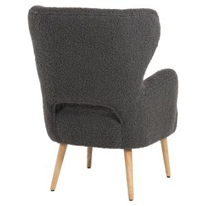 Кресло Mylie Hm8394,21 сиво букле 66x75x93hcm