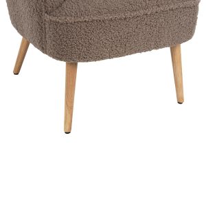 Кресло Mylie Hm8394,25 светло кафяво букле 67x75x93hcm